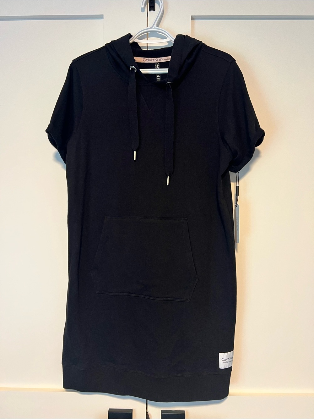 Calvin Klein Black Performance Hooded Pullover